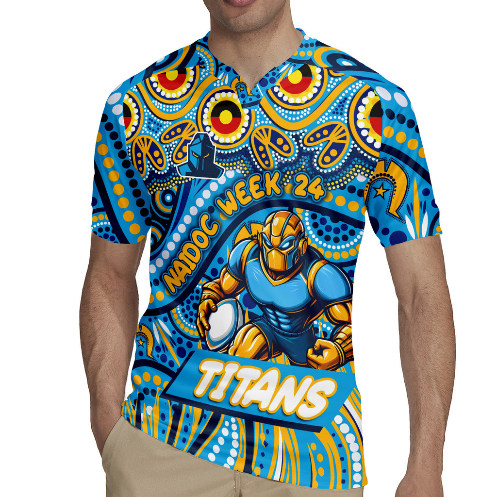 Custom Australia NAIDOC Week 2024 Rugby Jersey Titans Mascot Keep The Fire Burning