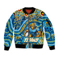 Custom Australia NAIDOC Week 2024 Sleeve Zip Bomber Jacket Titans Mascot Keep The Fire Burning