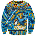 Custom Australia NAIDOC Week 2024 Sweatshirt Titans Mascot Keep The Fire Burning