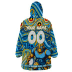 Custom Australia NAIDOC Week 2024 Wearable Blanket Hoodie Titans Mascot Keep The Fire Burning