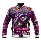 Custom Australia NAIDOC Week 2024 Baseball Jacket Sea Eagles Mascot Keep The Fire Burning