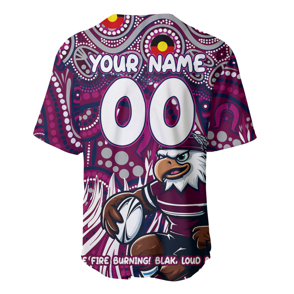 Custom Australia NAIDOC Week 2024 Baseball Jersey Sea Eagles Mascot Keep The Fire Burning