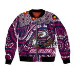 Custom Australia NAIDOC Week 2024 Bomber Jacket Sea Eagles Mascot Keep The Fire Burning