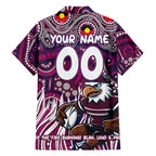 Custom Australia NAIDOC Week 2024 Hawaiian Shirt Sea Eagles Mascot Keep The Fire Burning