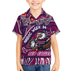 Custom Australia NAIDOC Week 2024 Hawaiian Shirt Sea Eagles Mascot Keep The Fire Burning