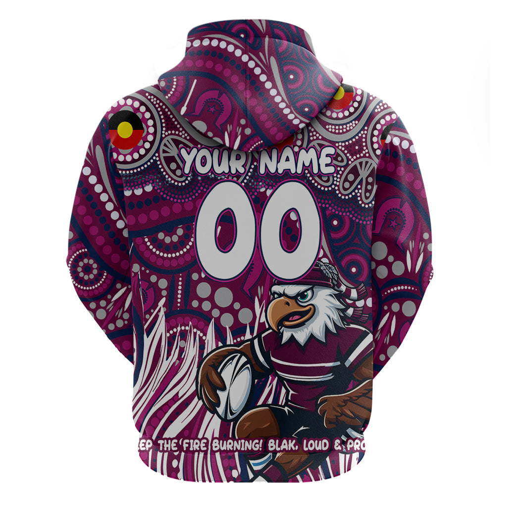 Custom Australia NAIDOC Week 2024 Hoodie Sea Eagles Mascot Keep The Fire Burning