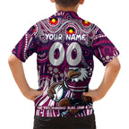 Custom Australia NAIDOC Week 2024 Kid Hawaiian Shirt Sea Eagles Mascot Keep The Fire Burning