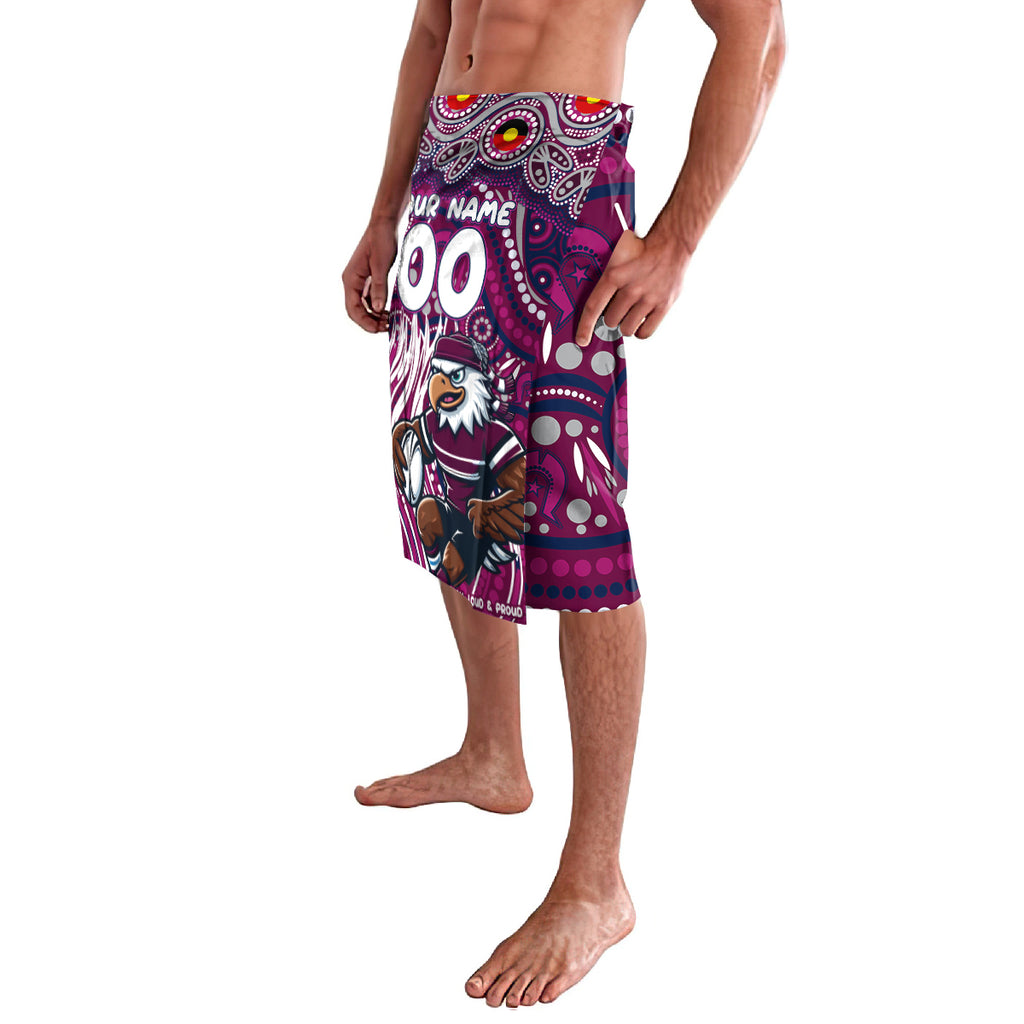 Custom Australia NAIDOC Week 2024 Lavalava Sea Eagles Mascot Keep The Fire Burning
