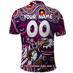 Custom Australia NAIDOC Week 2024 Polo Shirt Sea Eagles Mascot Keep The Fire Burning