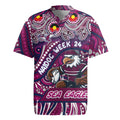 Custom Australia NAIDOC Week 2024 Rugby Jersey Sea Eagles Mascot Keep The Fire Burning