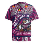 Custom Australia NAIDOC Week 2024 Rugby Jersey Sea Eagles Mascot Keep The Fire Burning