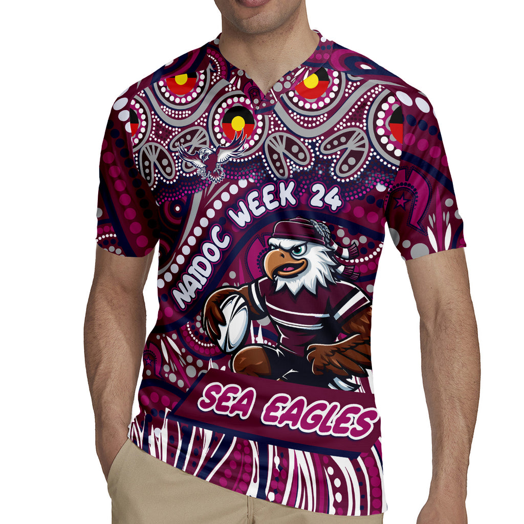 Custom Australia NAIDOC Week 2024 Rugby Jersey Sea Eagles Mascot Keep The Fire Burning