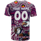 Custom Australia NAIDOC Week 2024 T Shirt Sea Eagles Mascot Keep The Fire Burning