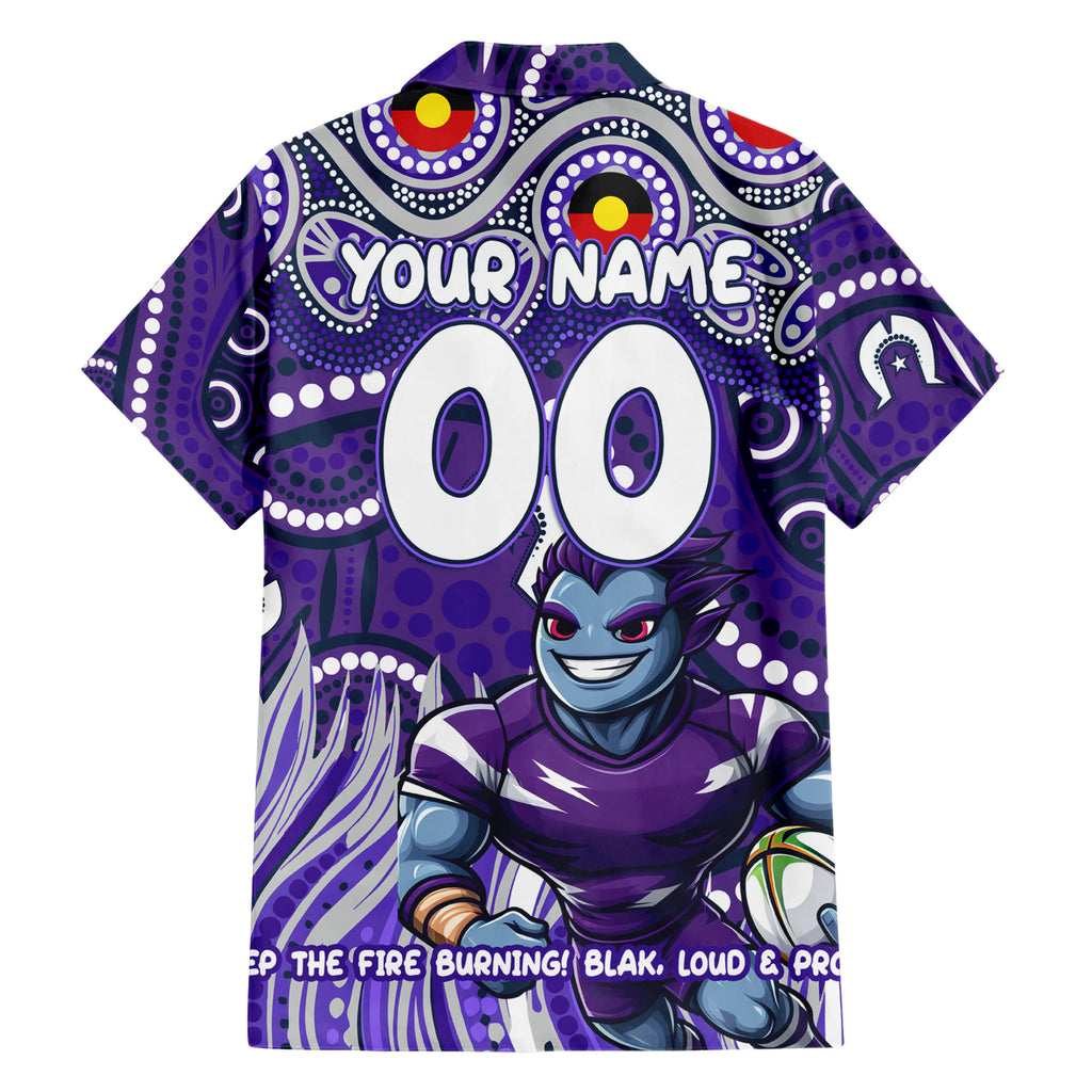 Custom Australia NAIDOC Week 2024 Hawaiian Shirt Melbourne Storm Mascot Keep The Fire Burning