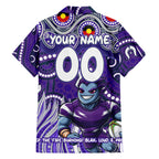 Custom Australia NAIDOC Week 2024 Hawaiian Shirt Melbourne Storm Mascot Keep The Fire Burning
