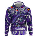 Custom Australia NAIDOC Week 2024 Hoodie Melbourne Storm Mascot Keep The Fire Burning
