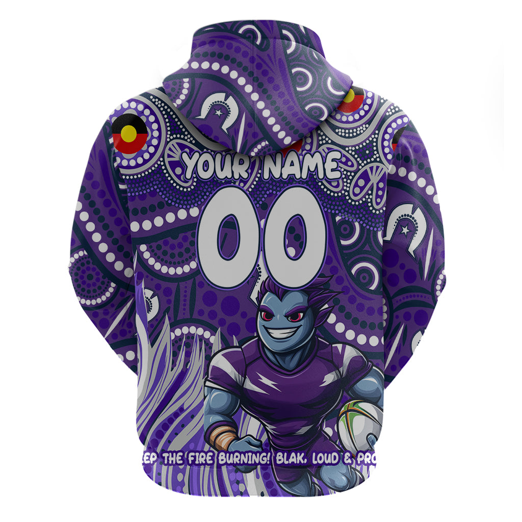 Custom Australia NAIDOC Week 2024 Hoodie Melbourne Storm Mascot Keep The Fire Burning