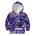 Custom Australia NAIDOC Week 2024 Kid Hoodie Melbourne Storm Mascot Keep The Fire Burning