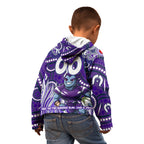 Custom Australia NAIDOC Week 2024 Kid Hoodie Melbourne Storm Mascot Keep The Fire Burning