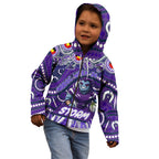 Custom Australia NAIDOC Week 2024 Kid Hoodie Melbourne Storm Mascot Keep The Fire Burning