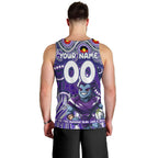 Custom Australia NAIDOC Week 2024 Men Tank Top Melbourne Storm Mascot Keep The Fire Burning