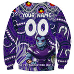 Custom Australia NAIDOC Week 2024 Sweatshirt Melbourne Storm Mascot Keep The Fire Burning