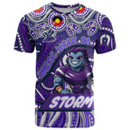 Custom Australia NAIDOC Week 2024 T Shirt Melbourne Storm Mascot Keep The Fire Burning