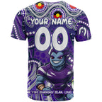 Custom Australia NAIDOC Week 2024 T Shirt Melbourne Storm Mascot Keep The Fire Burning
