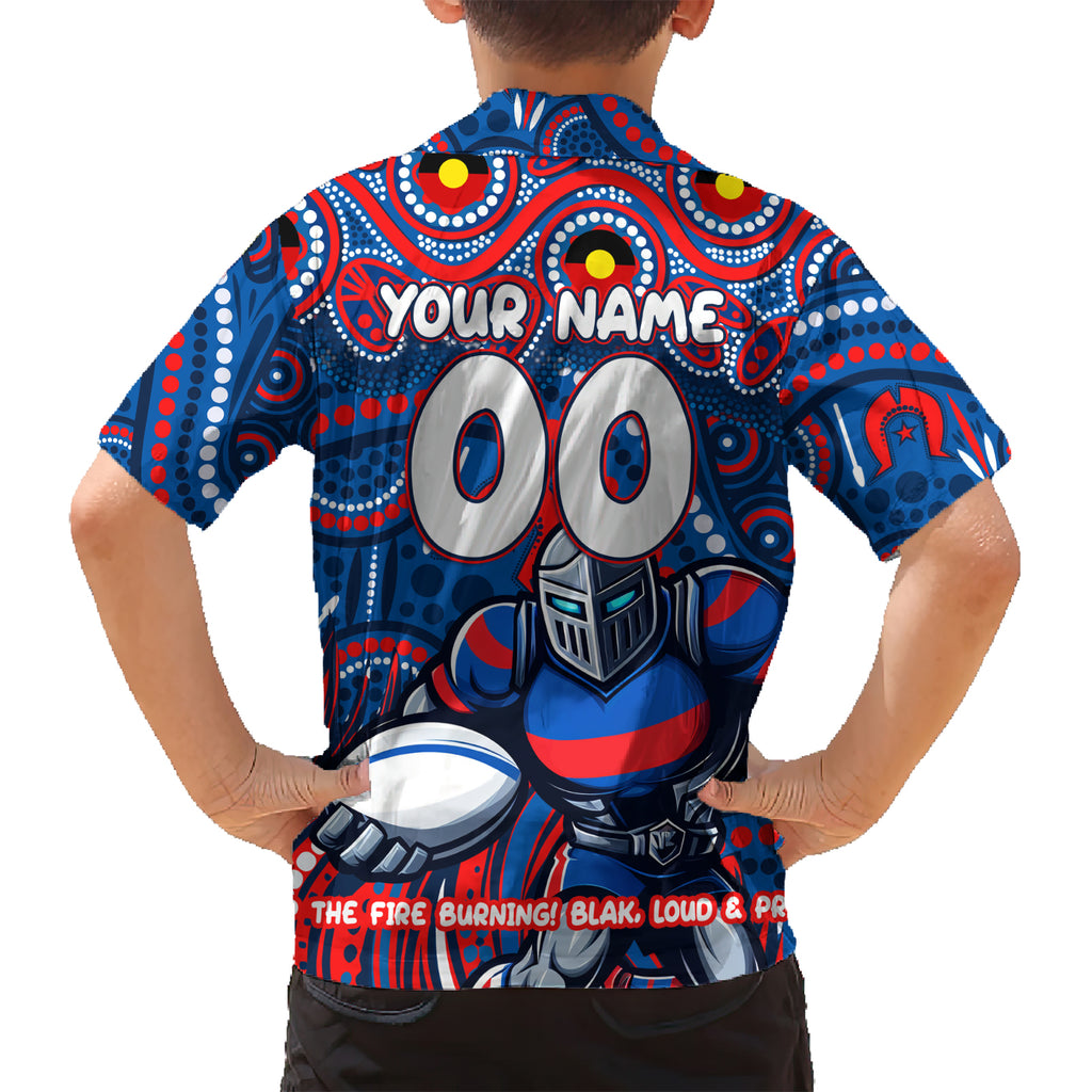 Custom Australia NAIDOC Week 2024 Hawaiian Shirt Newcastle Knights Mascot Keep The Fire Burning