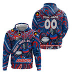 Custom Australia NAIDOC Week 2024 Hoodie Newcastle Knights Mascot Keep The Fire Burning