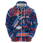 Custom Australia NAIDOC Week 2024 Hoodie Newcastle Knights Mascot Keep The Fire Burning