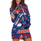 Custom Australia NAIDOC Week 2024 Hoodie Dress Newcastle Knights Mascot Keep The Fire Burning