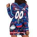 Custom Australia NAIDOC Week 2024 Hoodie Dress Newcastle Knights Mascot Keep The Fire Burning