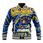 Custom Australia NAIDOC Week 2024 Baseball Jacket Cowboys Mascot Keep The Fire Burning