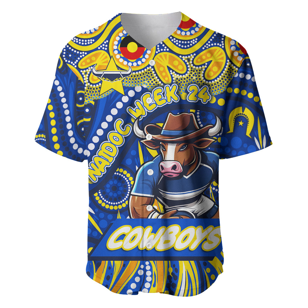 Custom Australia NAIDOC Week 2024 Baseball Jersey Cowboys Mascot Keep The Fire Burning