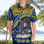 Custom Australia NAIDOC Week 2024 Hawaiian Shirt Cowboys Mascot Keep The Fire Burning