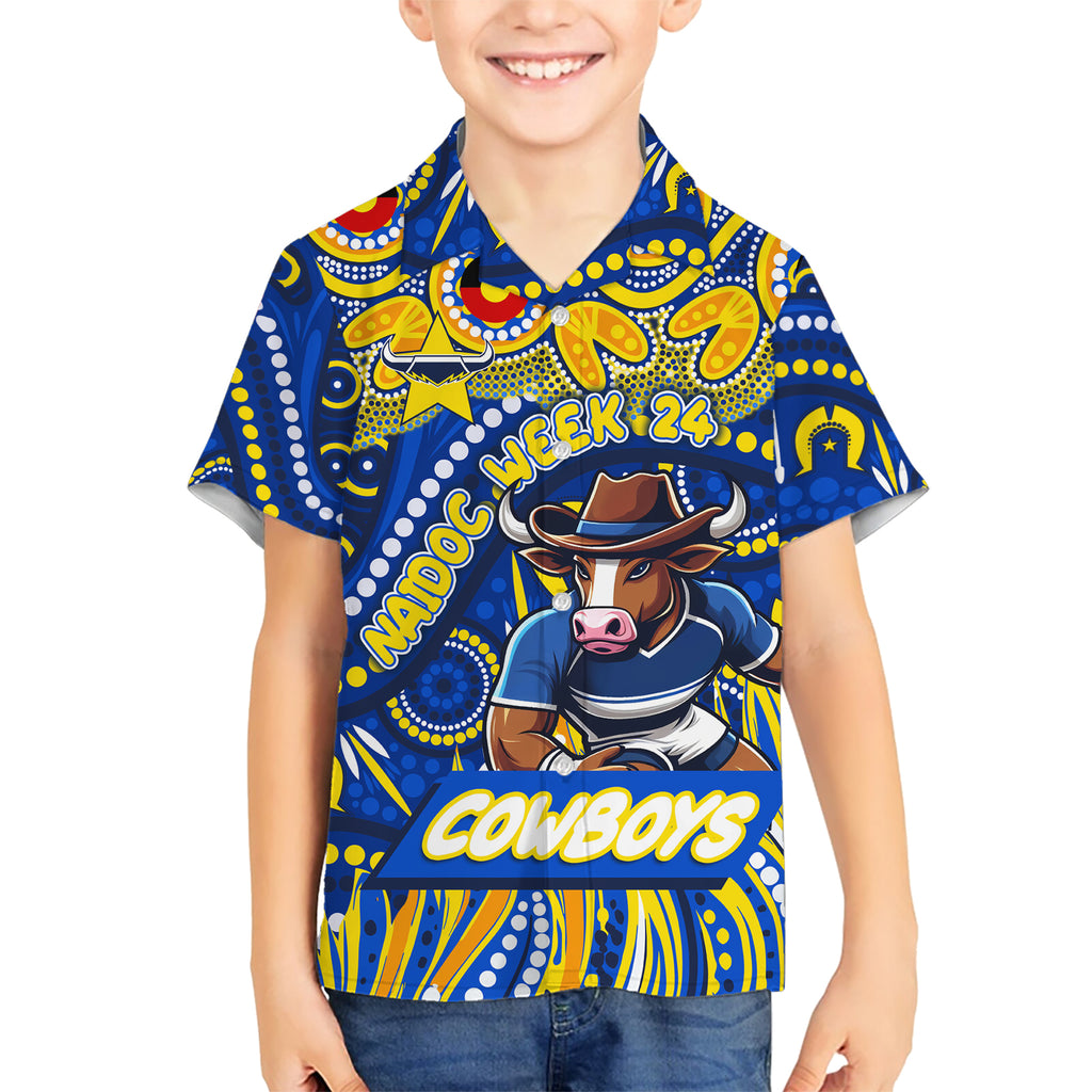 Custom Australia NAIDOC Week 2024 Hawaiian Shirt Cowboys Mascot Keep The Fire Burning