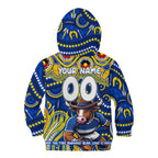Custom Australia NAIDOC Week 2024 Kid Hoodie Cowboys Mascot Keep The Fire Burning