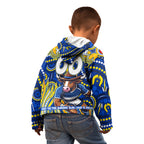 Custom Australia NAIDOC Week 2024 Kid Hoodie Cowboys Mascot Keep The Fire Burning