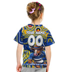 Custom Australia NAIDOC Week 2024 Kid T Shirt Cowboys Mascot Keep The Fire Burning