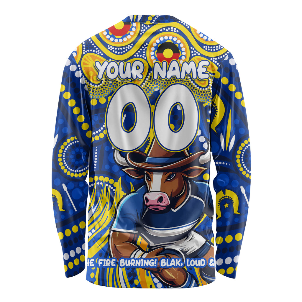 Custom Australia NAIDOC Week 2024 Long Sleeve Shirt Cowboys Mascot Keep The Fire Burning