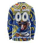 Custom Australia NAIDOC Week 2024 Long Sleeve Shirt Cowboys Mascot Keep The Fire Burning