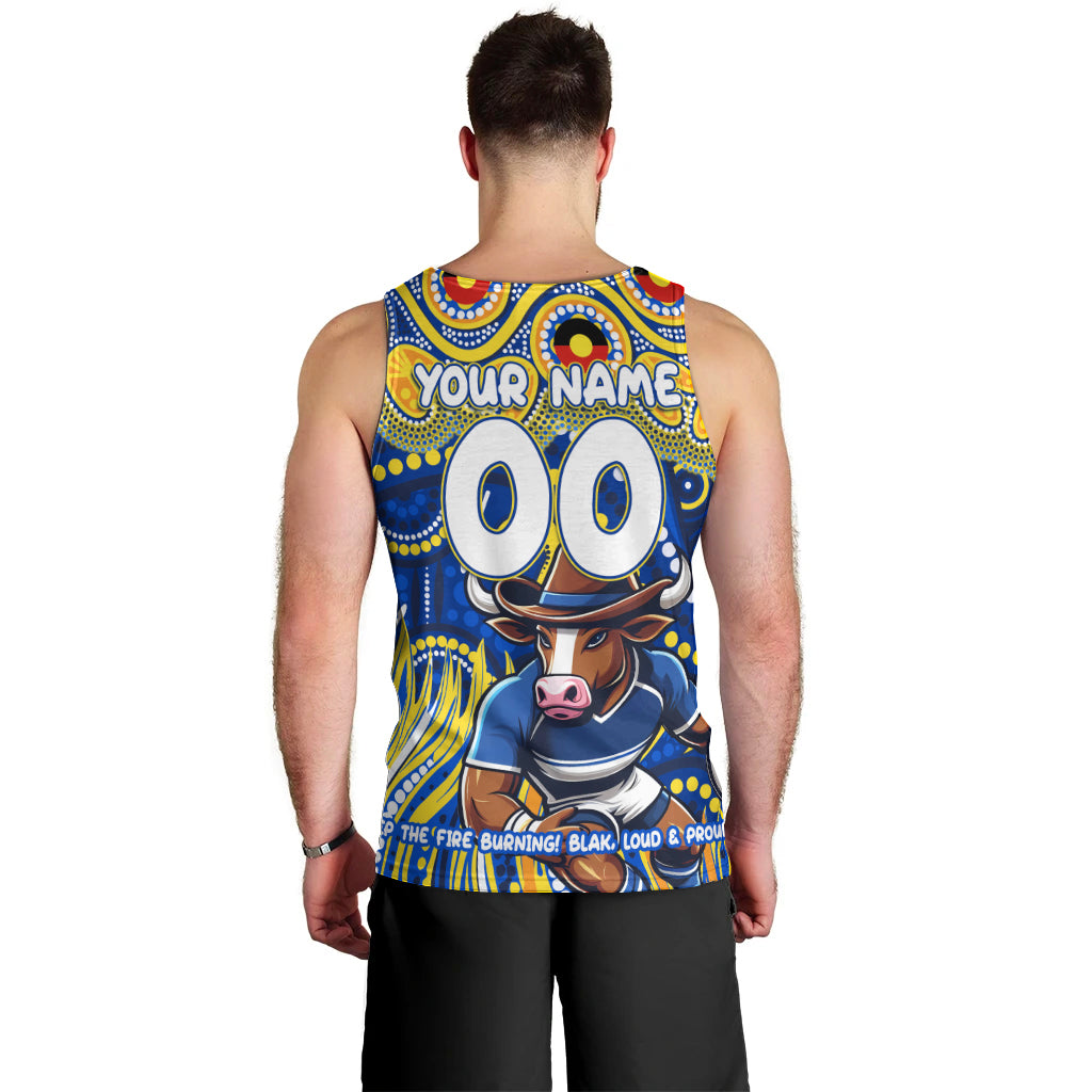 Custom Australia NAIDOC Week 2024 Men Tank Top Cowboys Mascot Keep The Fire Burning