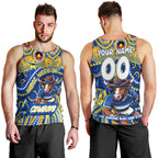 Custom Australia NAIDOC Week 2024 Men Tank Top Cowboys Mascot Keep The Fire Burning