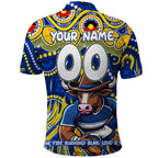 Custom Australia NAIDOC Week 2024 Polo Shirt Cowboys Mascot Keep The Fire Burning