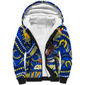 Custom Australia NAIDOC Week 2024 Sherpa Hoodie Cowboys Mascot Keep The Fire Burning