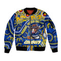 Custom Australia NAIDOC Week 2024 Sleeve Zip Bomber Jacket Cowboys Mascot Keep The Fire Burning
