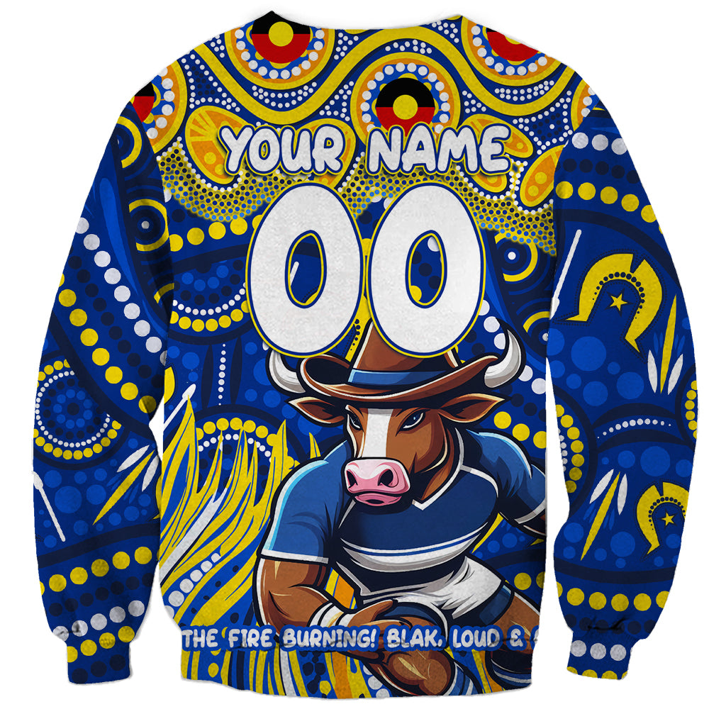 Custom Australia NAIDOC Week 2024 Sweatshirt Cowboys Mascot Keep The Fire Burning
