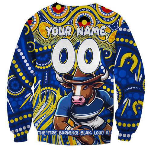 Custom Australia NAIDOC Week 2024 Sweatshirt Cowboys Mascot Keep The Fire Burning