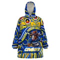 Custom Australia NAIDOC Week 2024 Wearable Blanket Hoodie Cowboys Mascot Keep The Fire Burning
